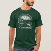 Kancamagus Highway New Hampshire Forest T-Shirt (Vorderseite)