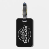 Kancamagus Highway New Hampshire Motorrad Gepäckanhänger (Rückseite vertikal)