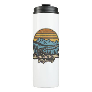Kancamagus Highway New Hampshire Retro Thermosbecher