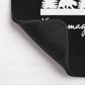 Kancamagus Highway New Hampshire Rustic Bear Wildl Mousepad (Ecke)