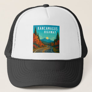 Kancamagus Highway New Hampshire Sunset Truckerkappe