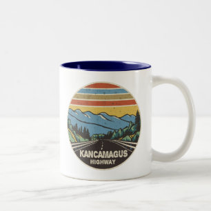 Kancamagus Highway New Hampshire Zweifarbige Tasse