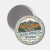 Kancamagus Highway USA Magnet (Vorderseite/Rückseite)