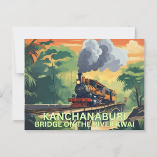 Kanchanaburi Postcard Postkarte