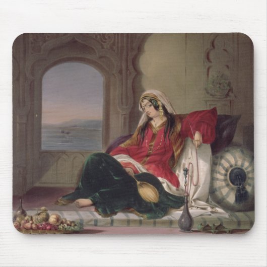 Kandahar-Dame des Ranges, verlobt beim Rauchen, Mousepad (Vorne)