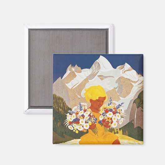 Kandersteg Magnet (Vorderseite/Rückseite)