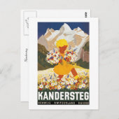 Kandersteg Postkarte (Vorne/Hinten)
