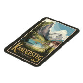 Kandersteg Schweiz Illustration Kunst, Dichtung un Magnet (Linke Seite)