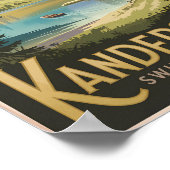 Kandersteg Schweiz Illustration Kunst, Dichtung un Poster (Ecke)