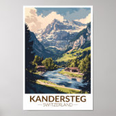 Kandersteg Schweiz Kinderspielplatz Val Grande Poster (Vorne)