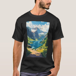 Kandersteg Schweiz Reise Kunst Vintage T-Shirt