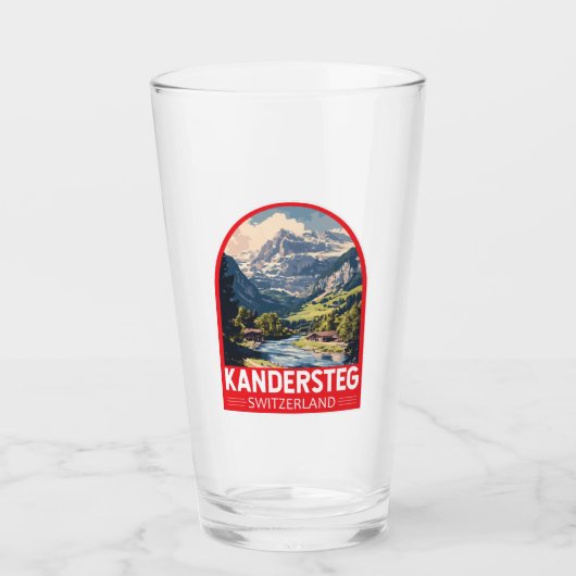 Kandersteg Schweiz Reisen Glas (Vorderseite)