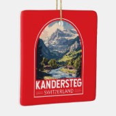 Kandersteg Schweiz Reisen Keramikornament (Rechts)