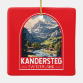 Kandersteg Schweiz Reisen Keramikornament (Rückseite)