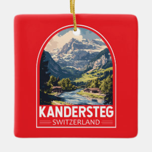 Kandersteg Schweiz Reisen Keramikornament
