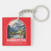 Kandersteg Schweiz Reisen Schlüsselanhänger (Rückseite)