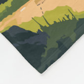 Kandersteg Schweiz Reisen Vintag Fleecedecke (Ecke)