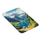 Kandersteg Schweiz Reisen Vintag Magnet (Rechte Seite)