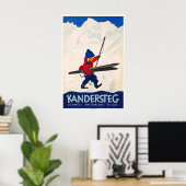 Kandersteg Schweizer Alpen Suisse Berge Schweiz Poster (Heimbüro)