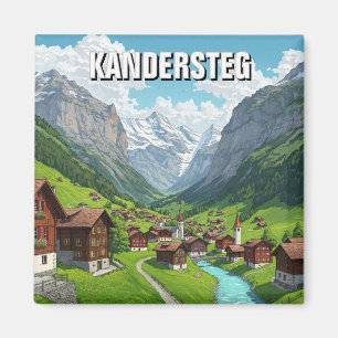 Kandersteg Switzerland Travel Magnet