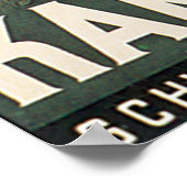 Kandersteg Switzerland Vintage Travel Poster (Ecke)