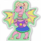 Kandi Drache Aufkleber (Vorderseite)