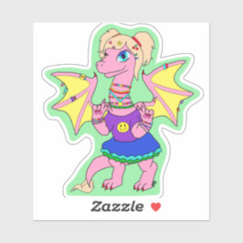 Kandi Drache Aufkleber