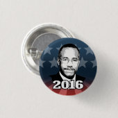 KANDIDAT 2016 BENS CARSON BUTTON (Vorne & Hinten)