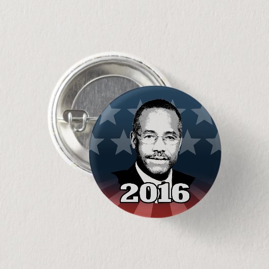 KANDIDAT 2016 BENS CARSON BUTTON (Vorne & Hinten)