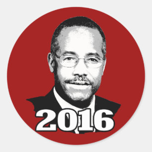 KANDIDAT 2016 BENS CARSON RUNDER AUFKLEBER