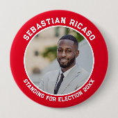 Kandidat für das personalisierte Foto Button (Vorderseite)