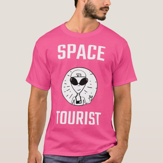 Kandidat für den Weltraumtourismus T-Shirt (Vorderseite)