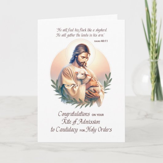 Kandidat für die Kandidatur für die Heiligen Beste Karte (Vorderseite)