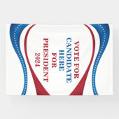 Kandidat für die Präsidentschaftswahl 2024 Banner (Horizontal)