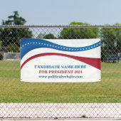 Kandidat für politische Wahlen 2024 Banner (Insitu)