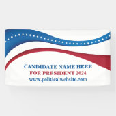 Kandidat für politische Wahlen 2024 Banner (Horizontal)