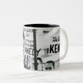 Kandidat Kennedy Zweifarbige Tasse (VorderseiteRechts)