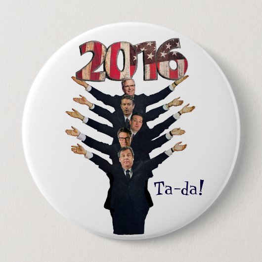 Kandidaten GOP 2016 für Präsidenten Button (Vorderseite)