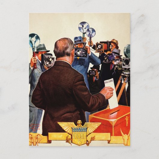 Kandidatenabstimmung Postkarte (Vorderseite)