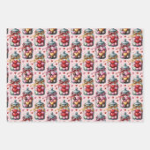 Kandidengläser und Süßigkeiten Geschenkpapier Set (Vorderseite 2)