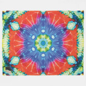 Kandierter Kaleidoskop Fleecedecke (Vorderseite (Horizontal))