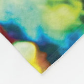 Kandierter Kaleidoskop Fleecedecke (Ecke)