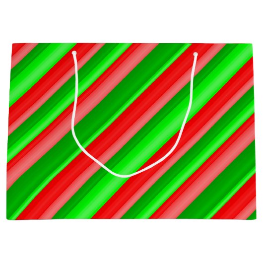 Kandiertes Weihnachten Große Geschenktüte (Vorderseite)