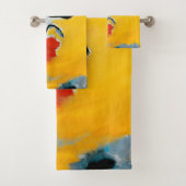 Kandinski Impression III Konzert Abstrakte Malerei Badhandtuch Set (Insitu)