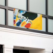 Kandinski Impression III Konzert Abstrakte Malerei Banner (Äußeres Gebäude)