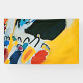 Kandinski Impression III Konzert Abstrakte Malerei Banner (Horizontal)