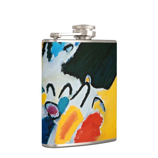 Kandinski Impression III Konzert Abstrakte Malerei Flachmann (Rechts)