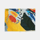 Kandinski Impression III Konzert Abstrakte Malerei Fleecedecke (Vorderseite (Horizontal))