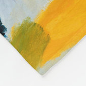 Kandinski Impression III Konzert Abstrakte Malerei Fleecedecke (Ecke)