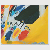 Kandinski Impression III Konzert Abstrakte Malerei Geschenkpapier (Flach)